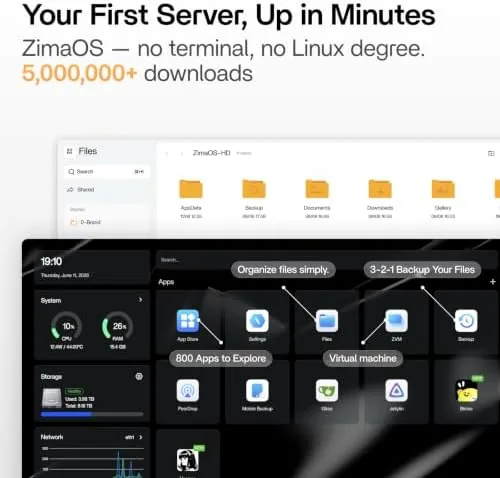 Testing the zimaboard 2 1664 2-Bay NAS/DIY Storage Mini Server | Build over two weeks