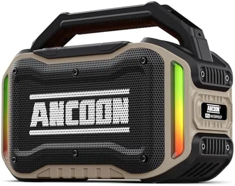 Overview of the ANCOON Speakers Bluetooth Wireless: 80W(Peak) Loud Speaker with Bass, 20H
