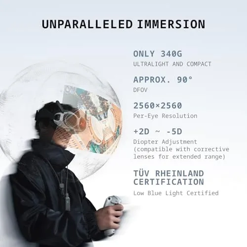 The Antigravity A1-360 Drone with Camera 8K, Immersive goggles, Point-to-Fly Motion in real use