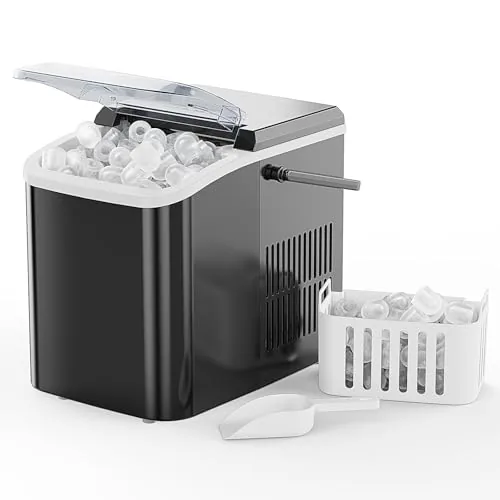 NEWBULIG Countertop Ice Maker Review: Nine Bullet Cubes in Six Minutes