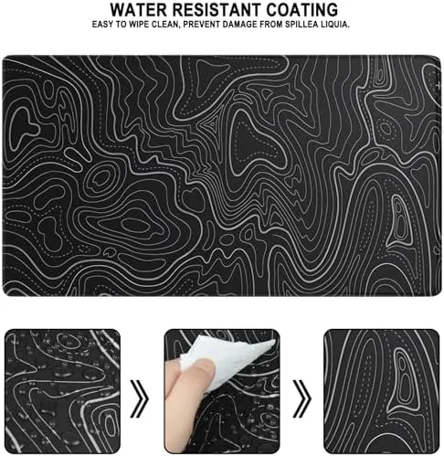 Close look at the Large Gaming Mouse Pad, Waterproof Extra Large Mousepad with Stitched build quality