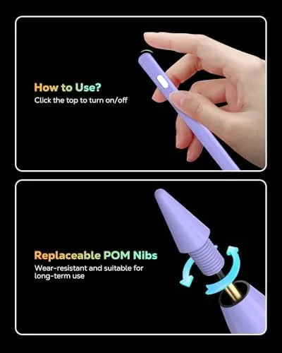 Testing the Moko Pencil for iPad(A16) 11th 10th Gen,USB-C Fast Charging,Purple | over two weeks