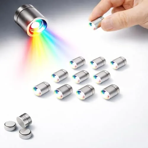 Testing the Mini LED Lights 10 Pack, Battery Powered SMD Spot Lamps over two weeks