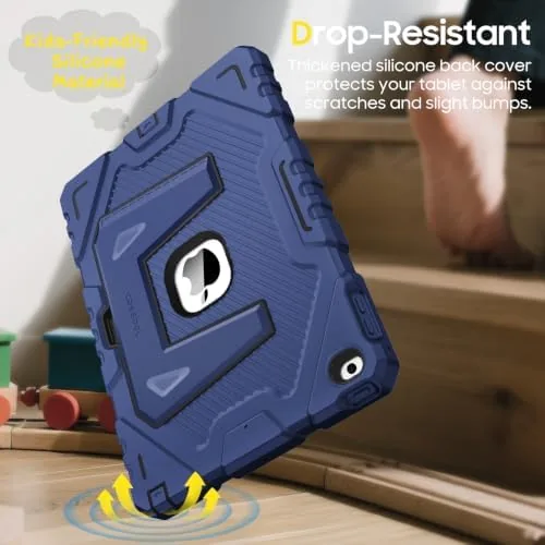The Fintie Kid-Friendly Case for iPad 6th/5th Generation 9.7", iPad Air compared in context