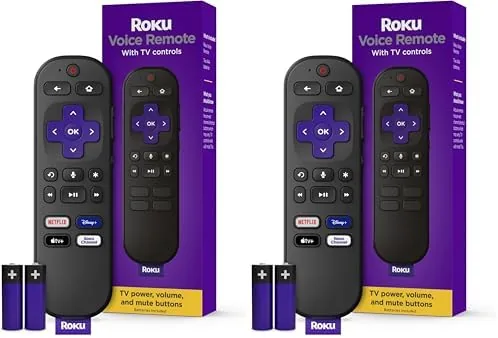 The Roku TV Remote Control (Official Manufacturer Product) - Simple Setup compared in context