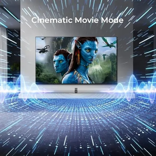 The Sound Bar for Smart TV, 80W Soundbar with Bluetooth/ARC/Opt/AUX Connect in real use
