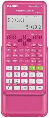 Casio FX-300ESPLSBPKWAIT Scientific Calculator, Pink | 262 functions, natural textbook display; ideal for middle/high Review: Tested and Rated