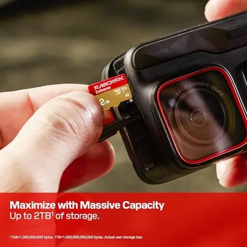 Another view of the SANDISK 128GB Extreme microSD UHS-I Card - Up to 245MB/s