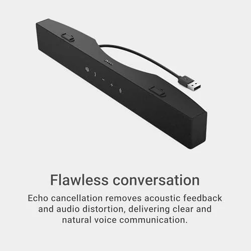 The Dell Pro Premium Conferencing Soundbar SB725, LED Status Indicator | in real use