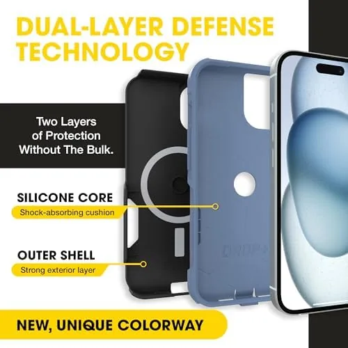 Close up of the dual-layer build with the blue outer silicone