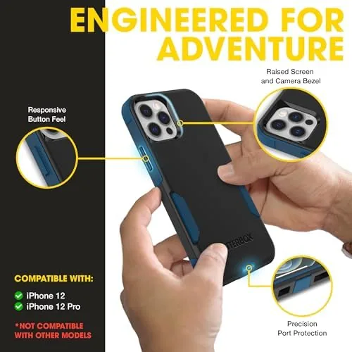 The OtterBox iPhone 12/12 Pro ,  Commuter Series Slim Case compared in context