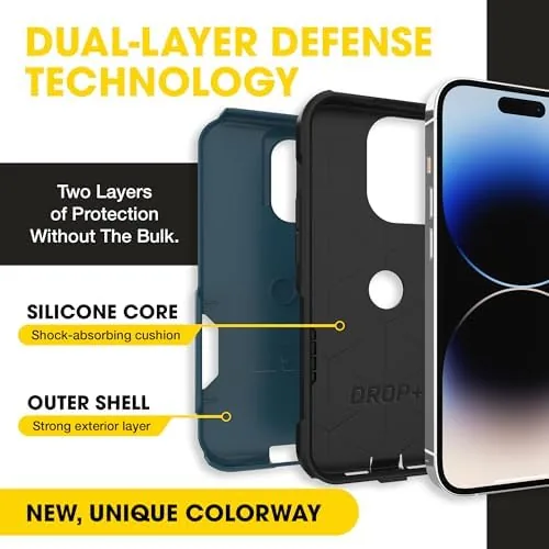 Close look at the OtterBox iPhone 14 Pro Max ,  Commuter Series Slim Case build quality