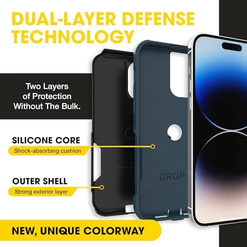 Close look at the OtterBox iPhone 14 Pro Max , Commuter Series Slim Case build quality