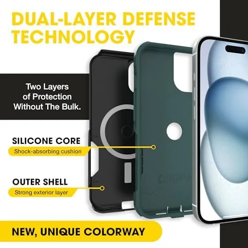 Close look at the OtterBox iPhone 17e, 16e, 15, 14, 13 Commuter Series Case build quality