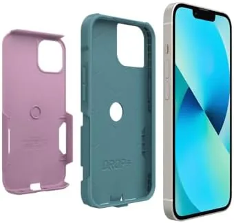 Close look at the OtterBox iPhone 13 ,  Commuter Series Slim Case - Pink build quality
