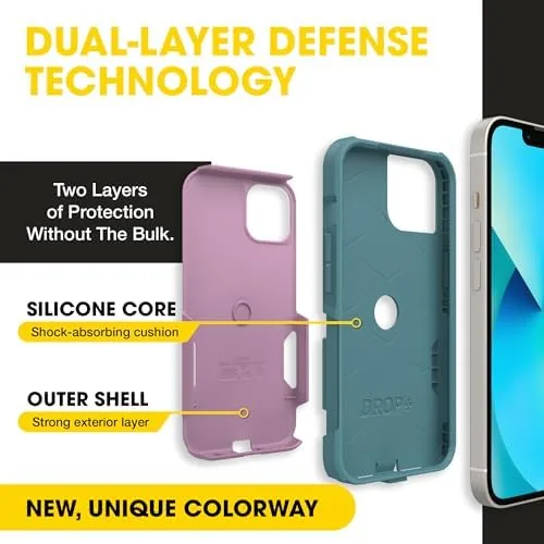 Another view of the OtterBox iPhone 13 ,  Commuter Series Slim Case - Pink