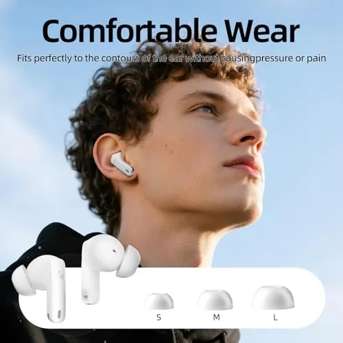 The Wireless Earbuds, 100H Bluetooth 5.4 Headphones, ENC+ ANC Noise Cancelling compared in context