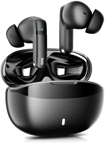 Overview of the Wireless Earbuds, 100H Bluetooth 5.4 Headphones, ENC+ ANC Noise Cancelling