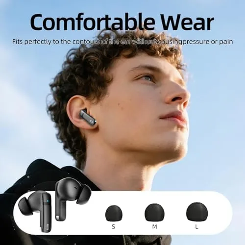 Testing the Wireless Earbuds, 100H Bluetooth 5.4 Headphones, ENC+ ANC Noise Cancelling over two weeks