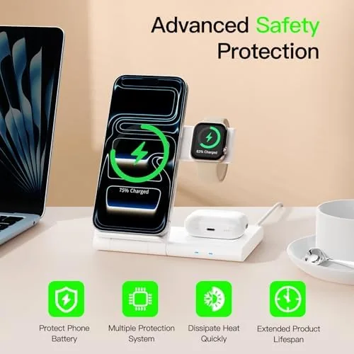 The New Travel Portable Wireless Charger: for Apple Charging Station 3 compared in context