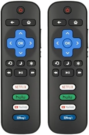 (Pack of 2) Replacement Remote Control for Roku TV, Compatible with TCL Roku/Onn Roku/Hisense Review: Tested and Rated