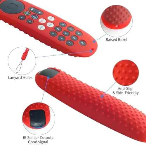 Close look at the Silicone Remote Cover Compatible with Xumo PR3 Smart Voice Streaming build quality