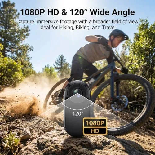 Close look at the Mini Body Camera with 0.96" Screen, 1080P Wearable Action Camera build quality