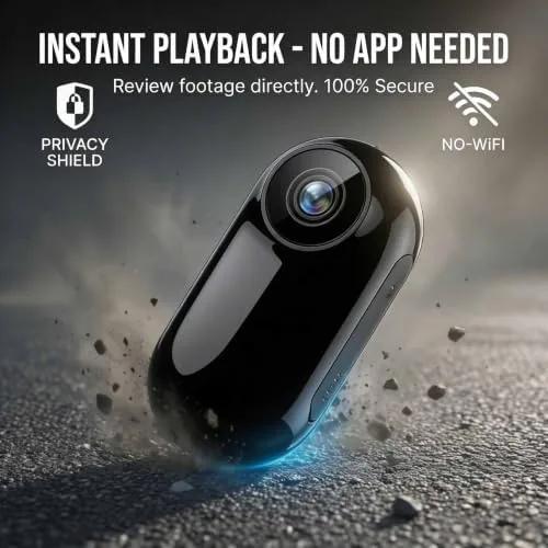 The Mini Body Camera with 0.96" Screen, 1080P Wearable Action Camera in real use
