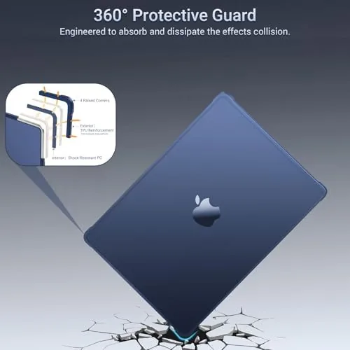 The MOSISO Compatible with MacBook Air 13 inch Case M5 2026 in real use