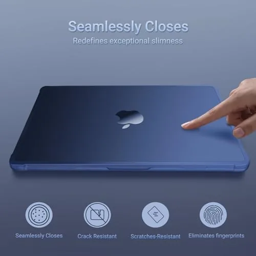 Another view of the MOSISO Compatible with MacBook Air 13 inch Case M5 2026