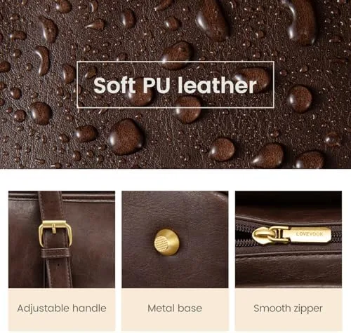 The LOVEVOOK Laptop Work Tote Bag for Women,Teacher Computer Briefcase Business compared in context