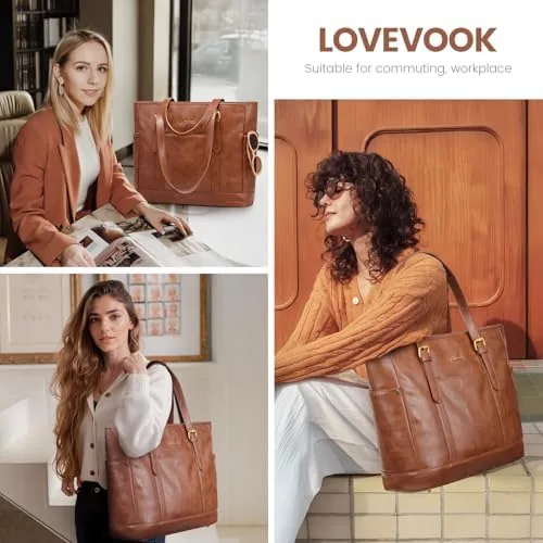 Testing the LOVEVOOK Laptop Work Tote Bag for Women,Teacher Computer Briefcase Business over two weeks