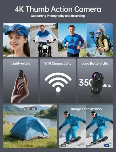The camera snapped onto a metal bike frame with the magnetic mount