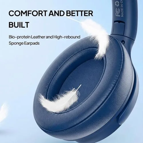 Another view of the ADOOPE Wired Over-Ear Headphones with USB C Connector, Hi-Fi Stereo