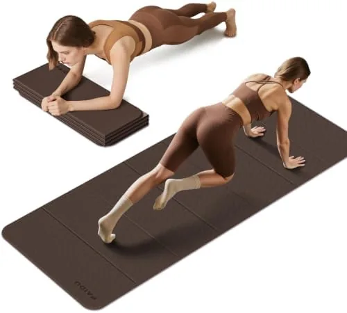 PAIDU Foldable Yoga Mat 10MM Thick SGS Certified TPE 75x26" Portable | Non-slip, extra Review: Tested and Rated