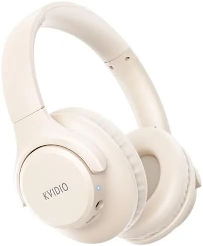Overview of the KVIDIO Bluetooth Headphones Wireless Over Ear Headsets 65H Playtime |