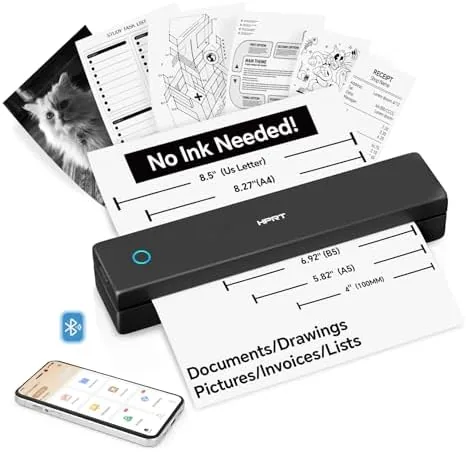 Overview of the HPRT MT620 Portable Thermal Inkless Printer for iPhone/Android | Supports