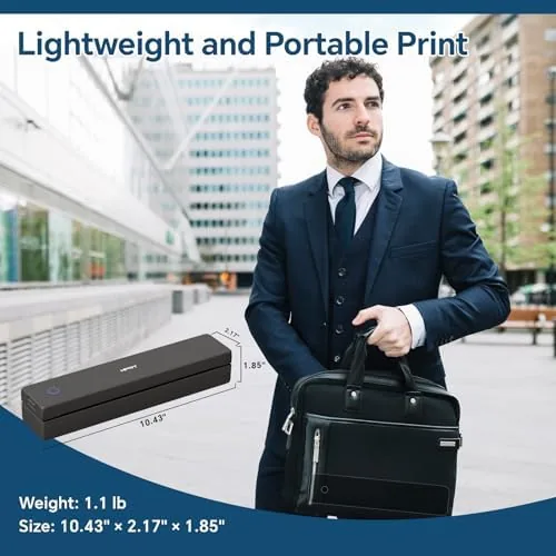 Close look at the HPRT MT620 Portable Thermal Inkless Printer for iPhone/Android | Supports build quality