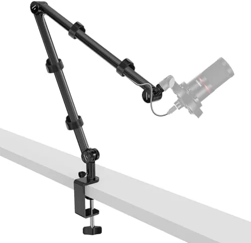 Testing the NEEWER Low Profile Mic Boom Arm Desk Mount, Microphone Boom over two weeks