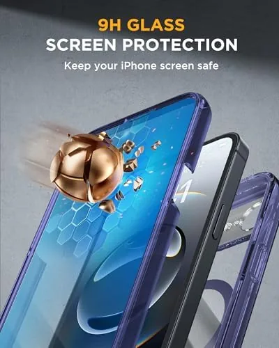 Detail shot of the miracase for iPhone 17e Case & iPhone 16e Case, Full-Body features