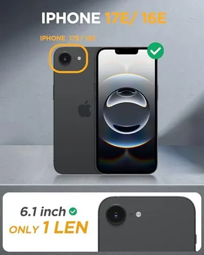 The miracase for iPhone 17e Case & iPhone 16e Case, Full-Body compared in context