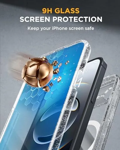 Detail shot of the miracase for iPhone 17e Case & iPhone 16e Case, Full-Body features
