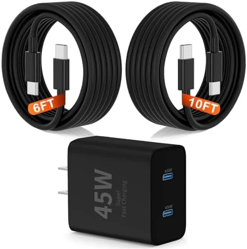 45W Dual Type C Charger Fast Charging for Samsung,PD 3.0 GaN Super Fast Android Review: Tested and Rated