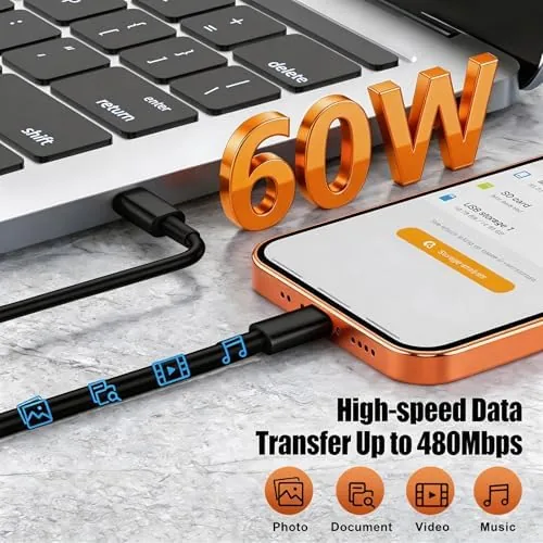 Another view of the 45W Dual Type C Charger Fast Charging for Samsung,PD 3.0