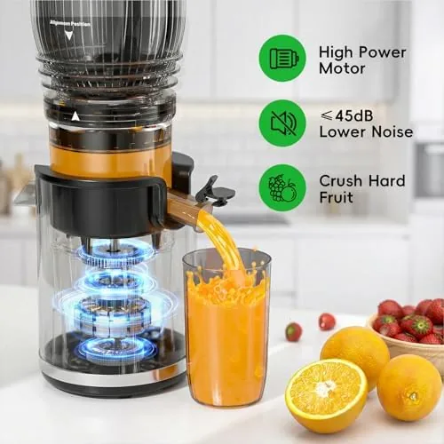 Cold press juicer compared with a centrifugal machine and a push through unit