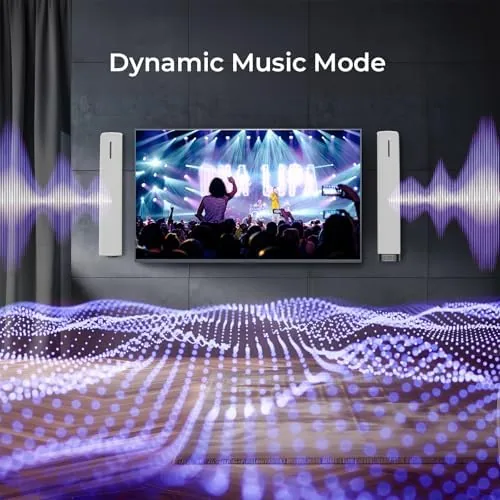 Close look at the Sound Bar for Smart TV, 90W Soundbar with Bluetooth/ARC/Optical/AUX Connect build quality