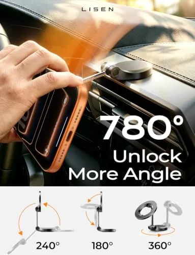 Testing the LISEN for MagSafe Car Mount 2 Pack, Classic Magnetic Phone over two weeks