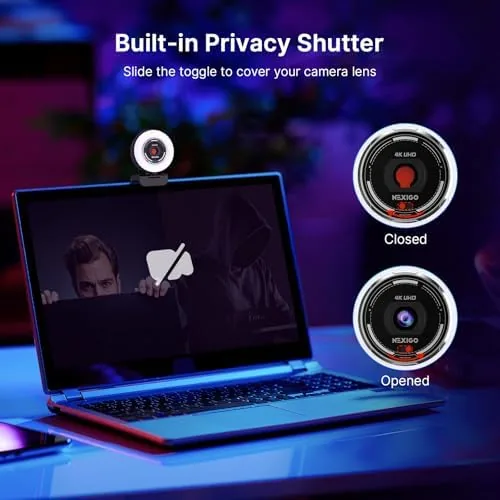 Testing the NexiGo N680E Pro 4K Webcam with Ring Light, PDAF Autofocus over two weeks