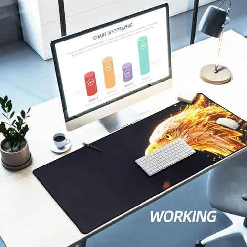 The XXL Gaming Mouse Pad 35.4x15.7 Professional Large Mouse Pad & in real use
