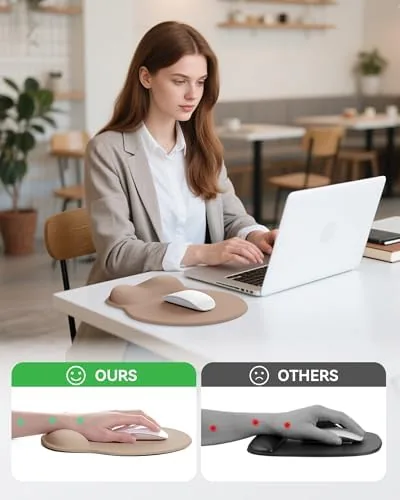 Another view of the Mouse Pad with Wrist Rest for Desktop Large Ergonomic Mouse
